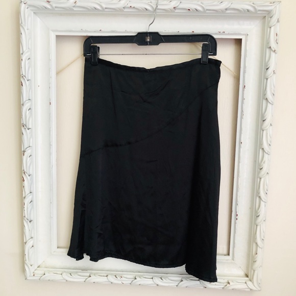 FENDISSIME BY FENDI SATIN BLACK SKIRT - Picture 7 of 8